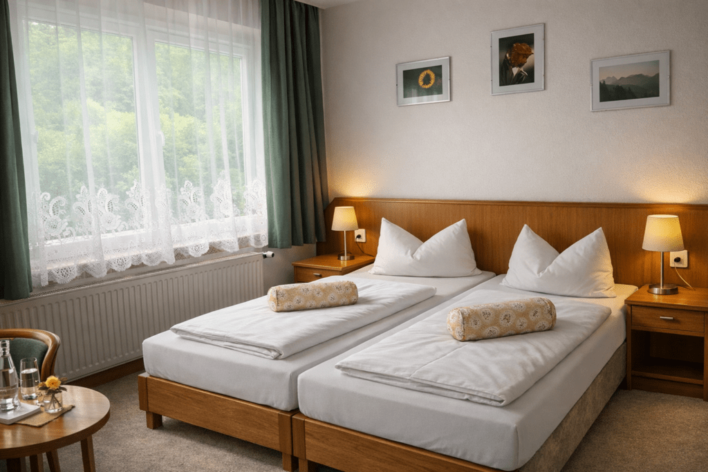 Doppelzimmer Waldfrieden Wolkenstein Erzgebirge